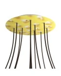 Round XXL Rose-One 12-hole and 4 side holes ceiling rose, 400 mm - PROMO