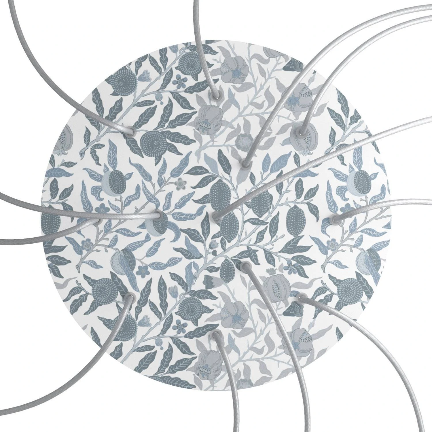 Round XXL Rose-One 12-hole and 4 side holes ceiling rose, 400 mm - PROMO