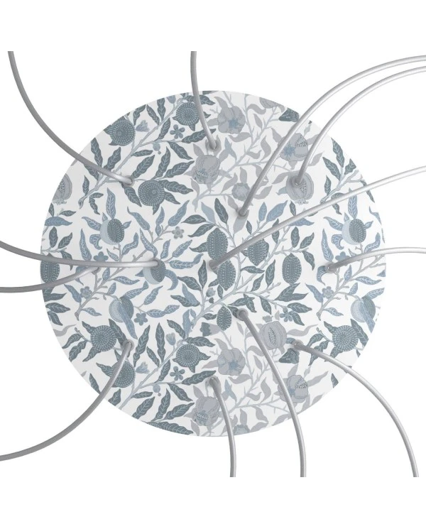 Round XXL Rose-One 12-hole and 4 side holes ceiling rose, 400 mm - PROMO