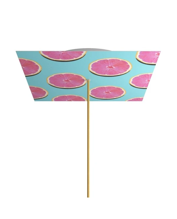 Square XXL Rose-One 1-hole and 4 side holes ceiling rose, 400 mm - PROMO