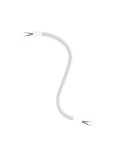 Kit Creative Flex flexible tube covered in Silver RM02 fabric with metal terminals