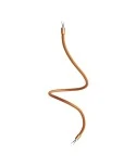 Kit Creative Flex flexible tube covered in Copper RM74 fabric with metal terminals