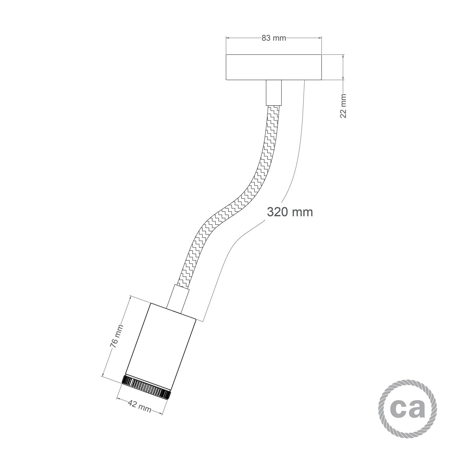 Wall and ceiling Mini SPOTLIGHT Lamp GU1d0 Flex 30