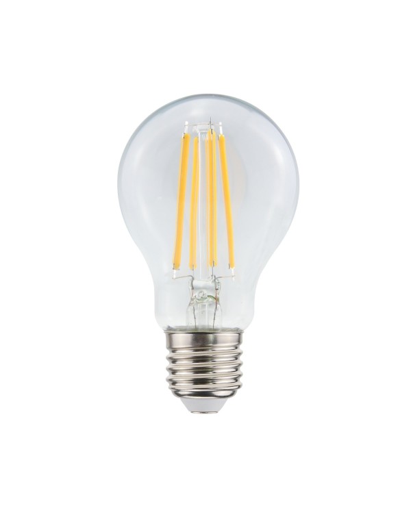 LED Transparent Drop A70 11W 1521Lm E27 2700K Filament Bulb