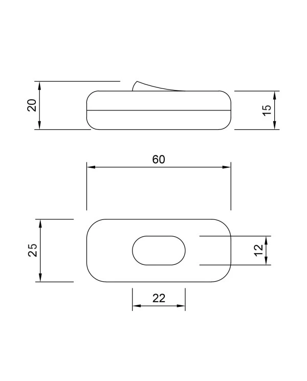 Double Pole in-line Switch