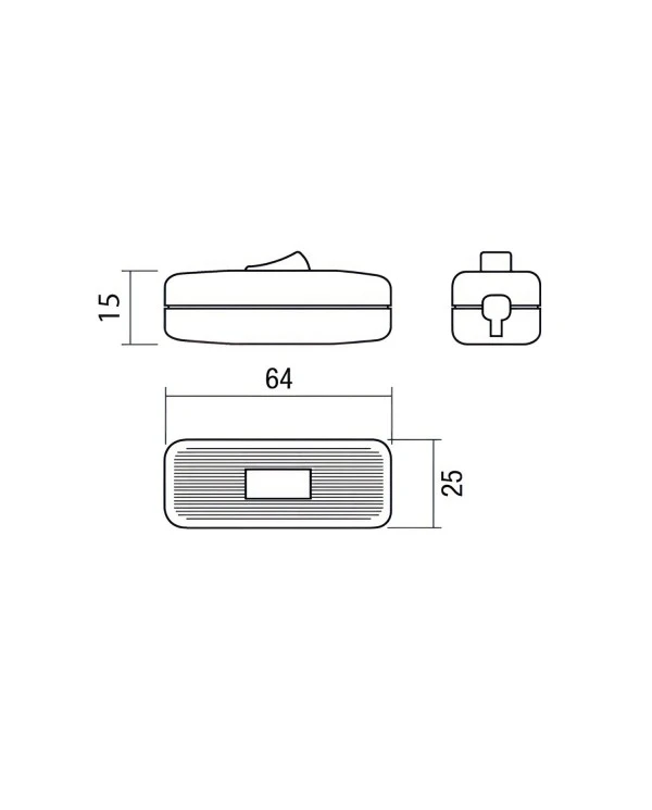 Unipolar wire breaker push rocker switch