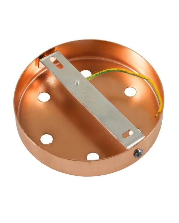 Cylindrical metal 6-hole ceiling rose kit