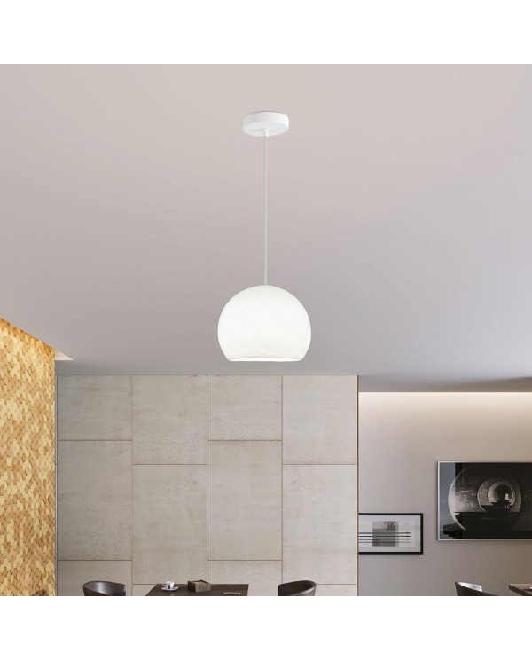 Dome Lampshade in fiber - 100% handmade