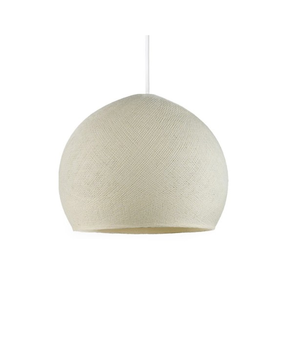 Dome Lampshade in fiber - 100% handmade - PROMO