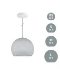 Suspension Lamp with Dome Lampshade
