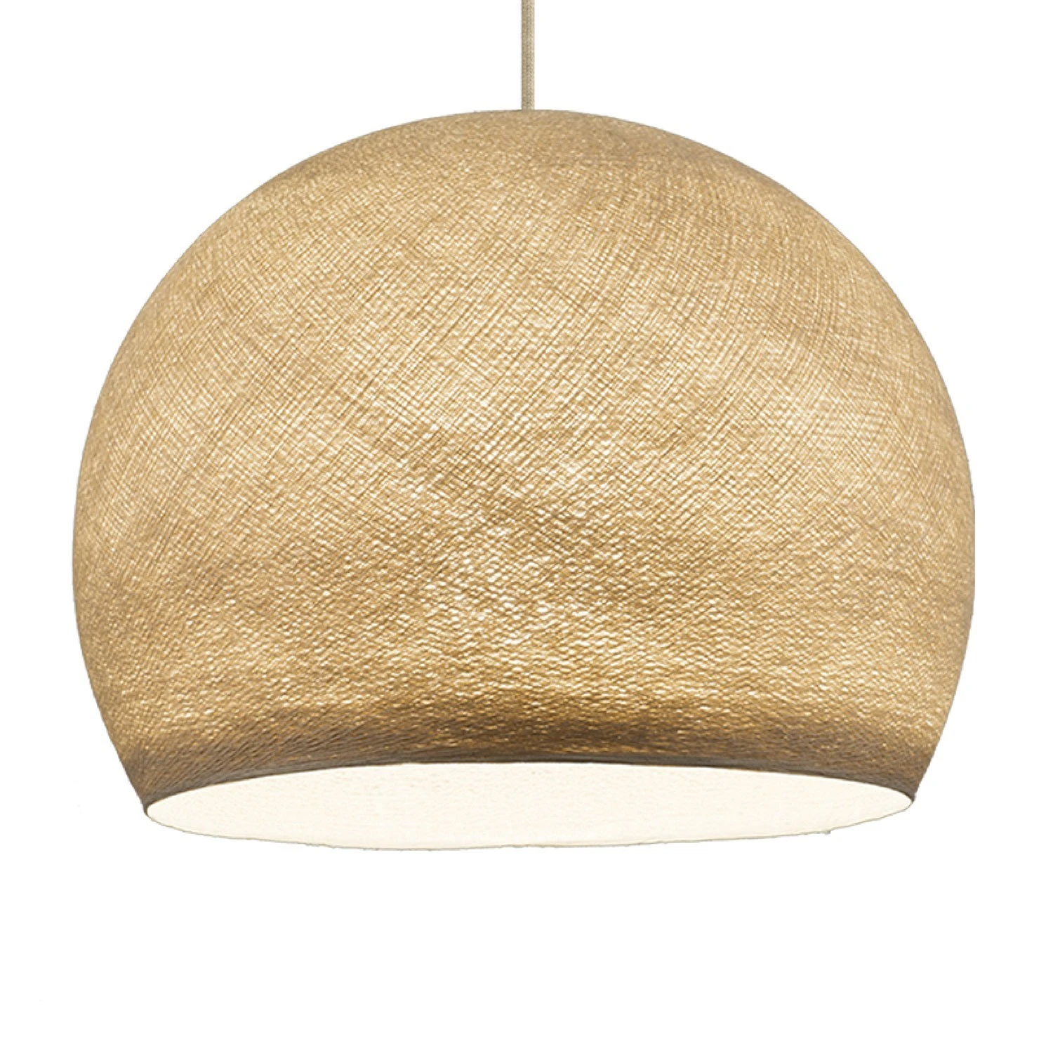 Suspension Lamp with Dome Lampshade