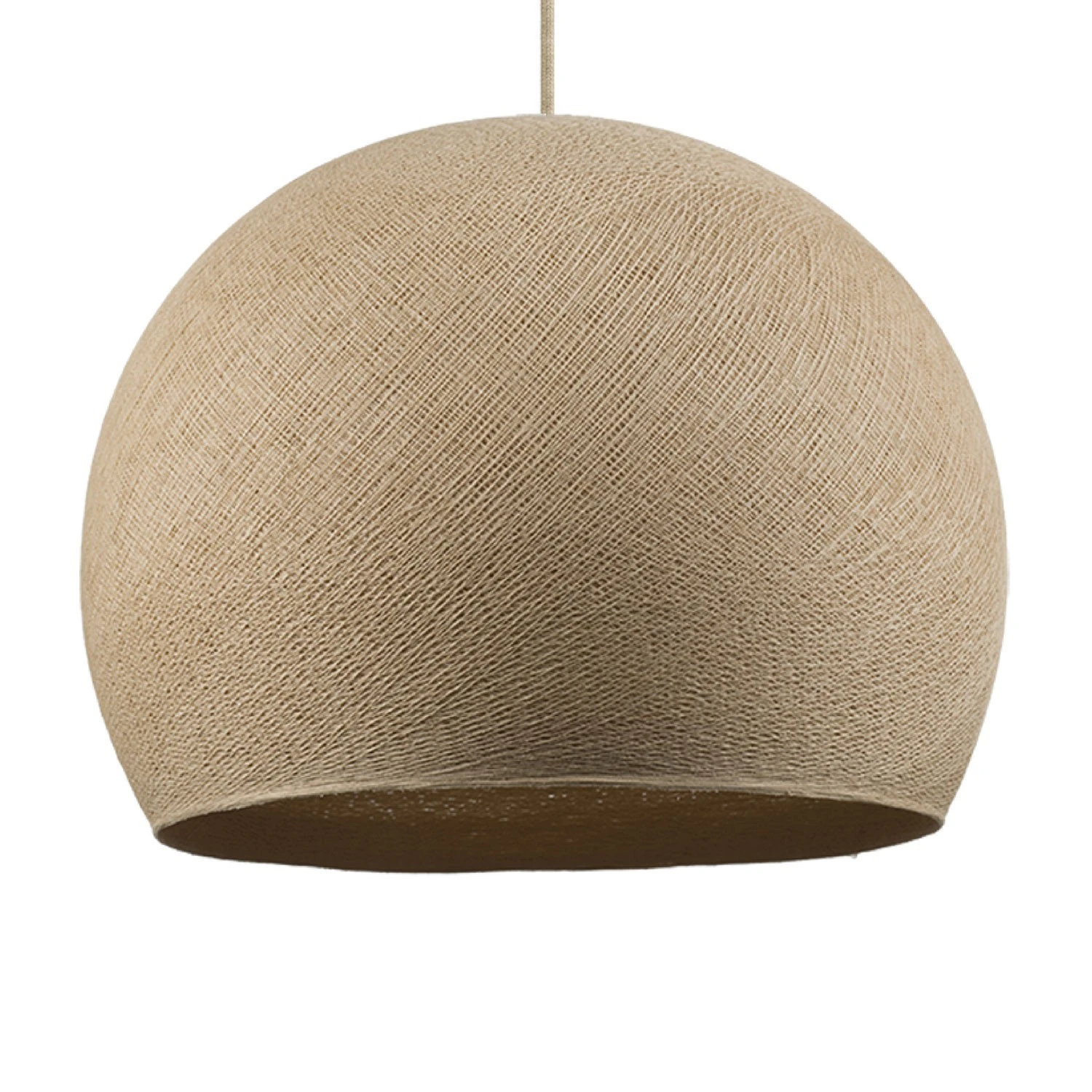 Suspension Lamp with Dome Lampshade