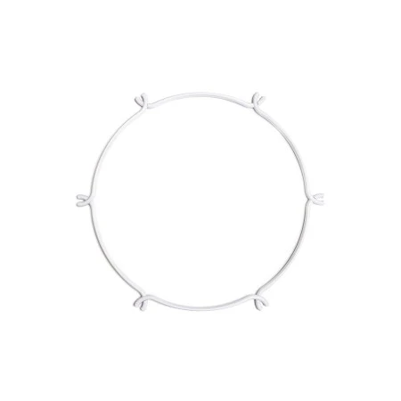 Cage Circle - Structure for lamps - White