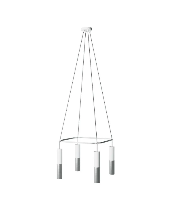 4-fall Cage Tub-E14 Double Lamp