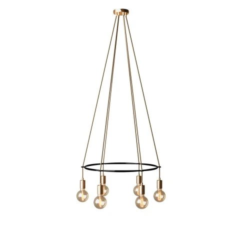 6-fall Cage Globe Lamp