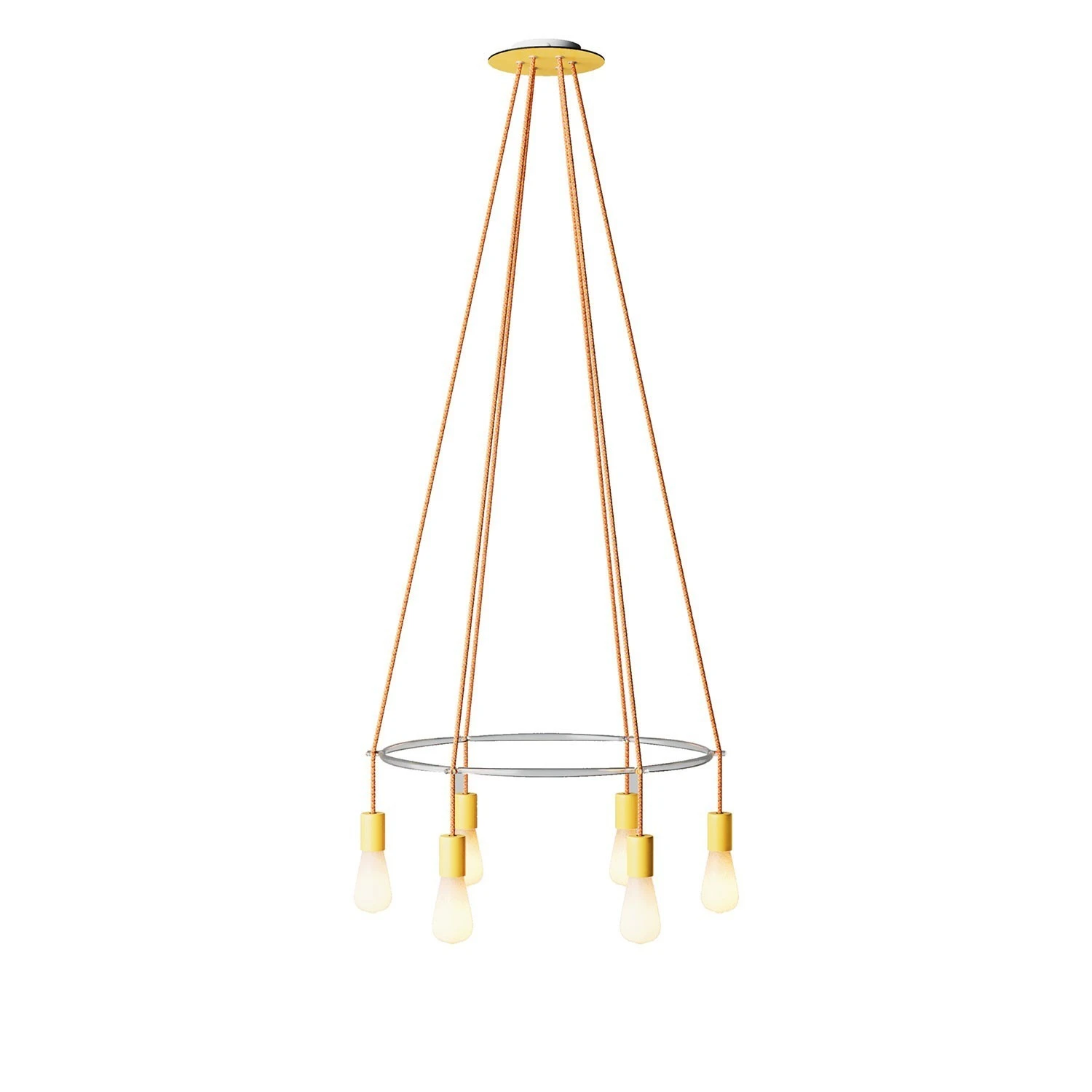 6-fall Cage Edison ST64 Lamp