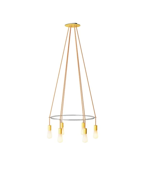 6-fall Cage Edison ST64 Lamp
