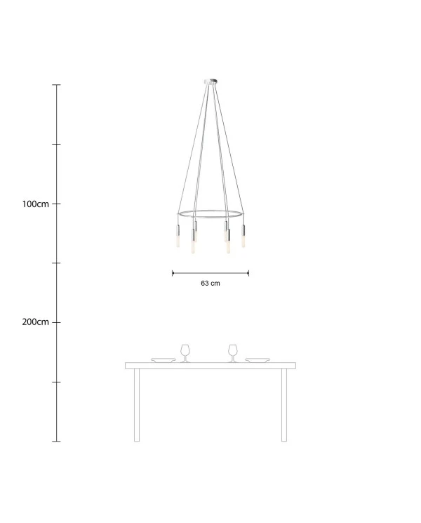 6-fall Cage P-Light Lamp