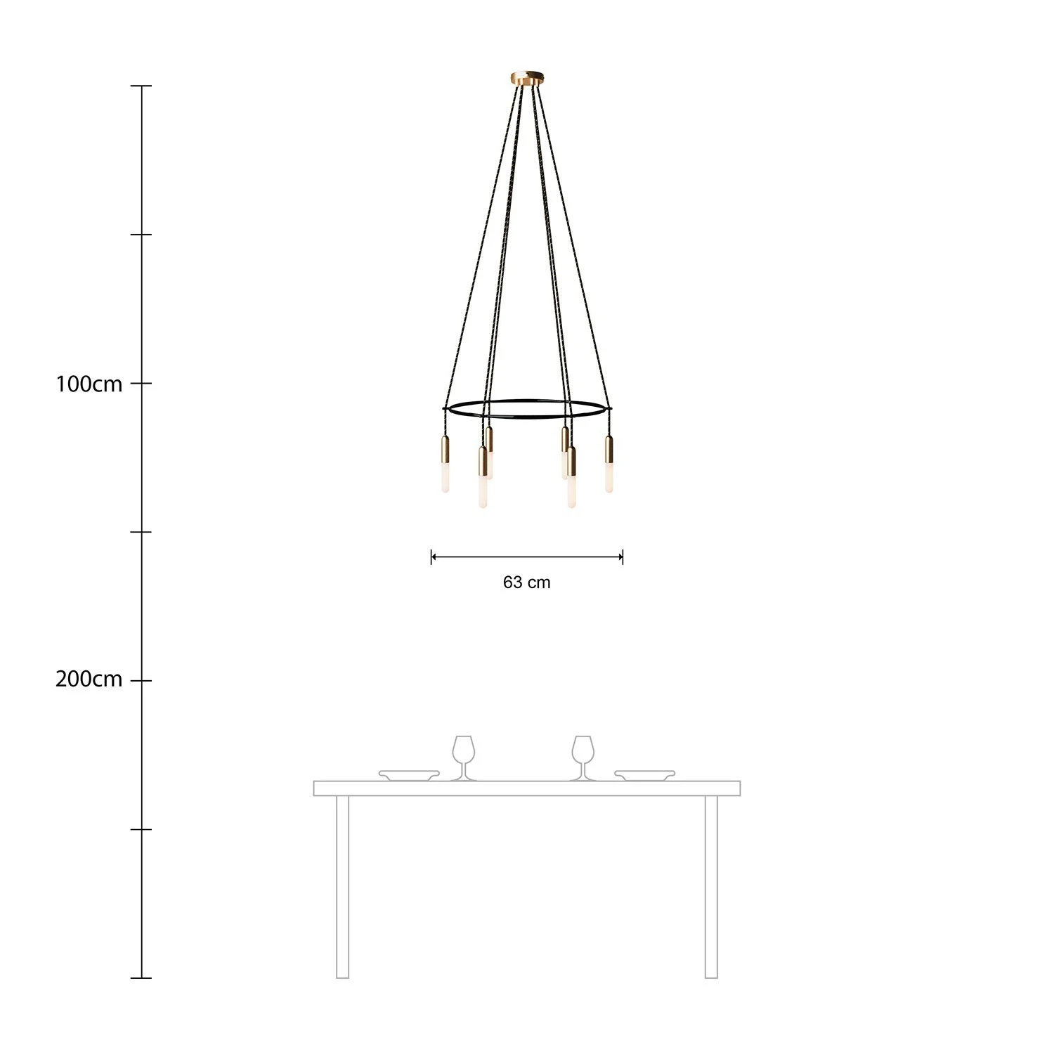 6-fall Cage P-Light Lamp