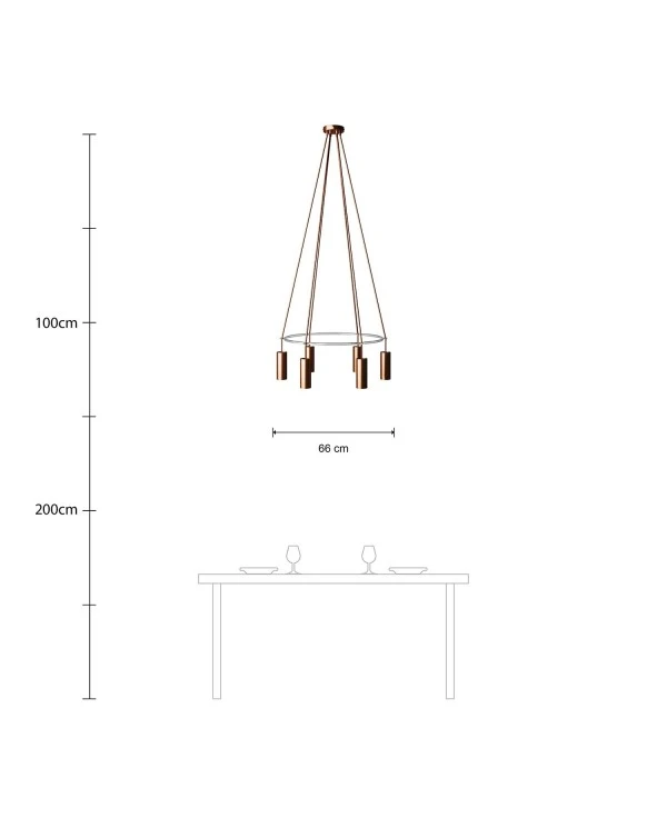 6-fall Cage Tub-E14 Lamp