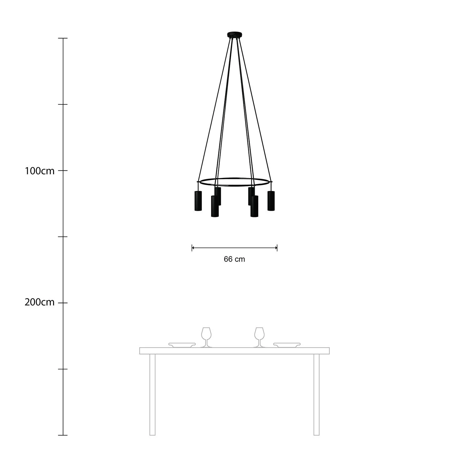 6-fall Cage Tub-E14 Lamp