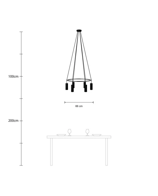 6-fall Cage Tub-E14 Lamp