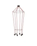 6-fall 2 Cage Globe Lamp