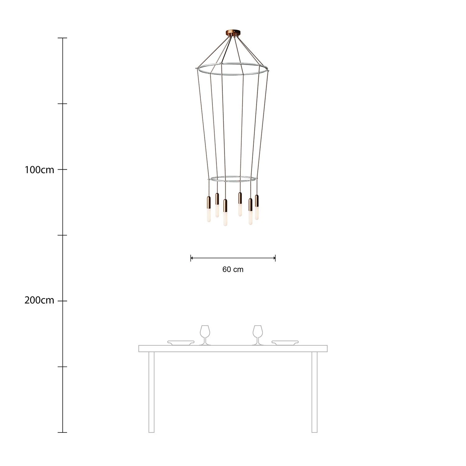 6-fall 2 Cage P-Light Lamp