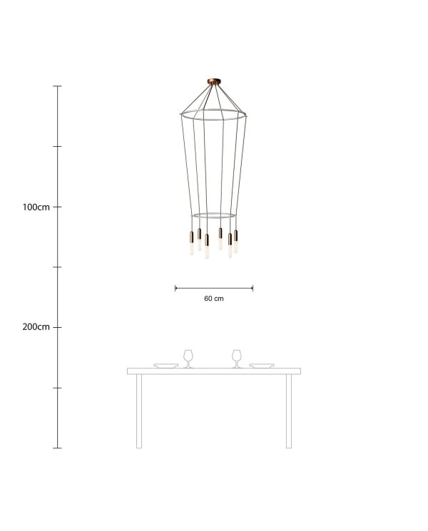 6-fall 2 Cage P-Light Lamp