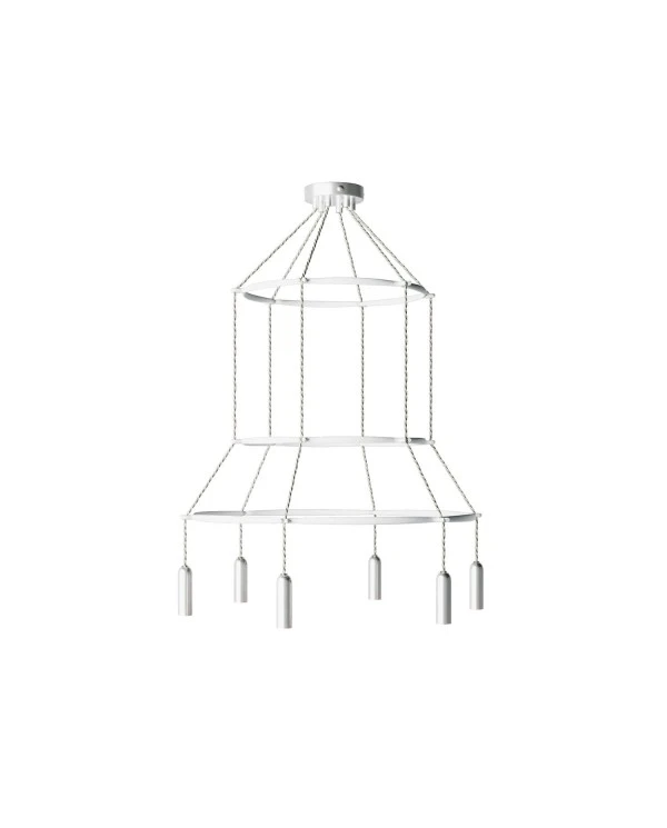 6-fall 3 Cage P-Light Dash Lamp