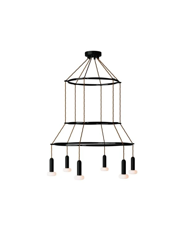 6-fall 3 Cage P-Light Dash Lamp