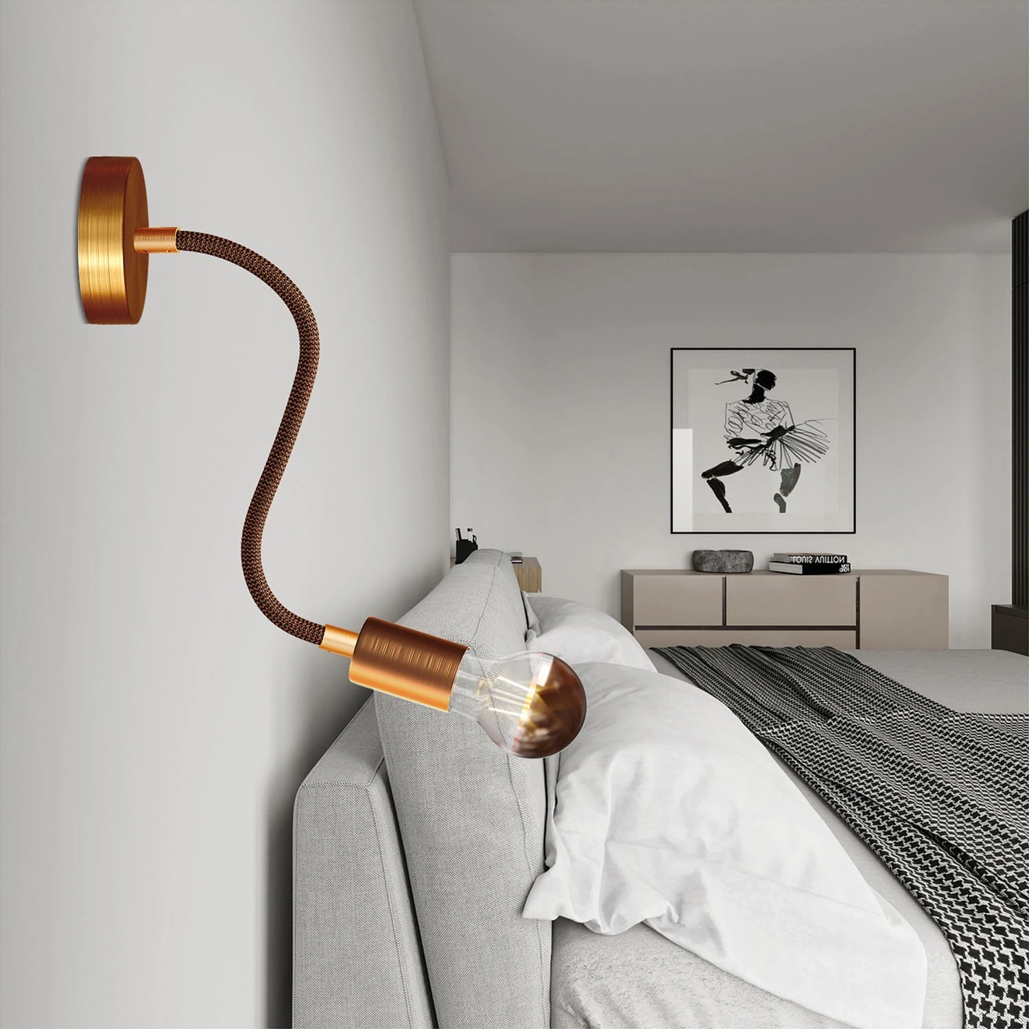 Flex 30 Lamp with Drop lightbulb