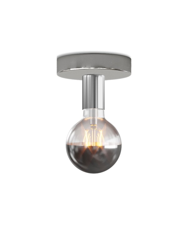 Fermaluce metal Lamp with Globe lightbulb
