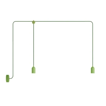 F-Snake EIVA Outdoor lamp IP65 with 2 lights with rose - Soft Green