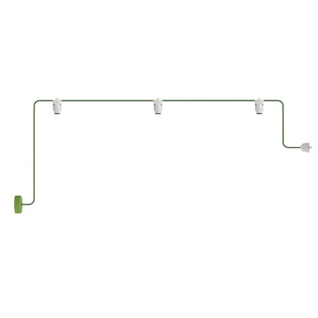 EIVA outdoor string light IP65 with 3 lights and rose - White