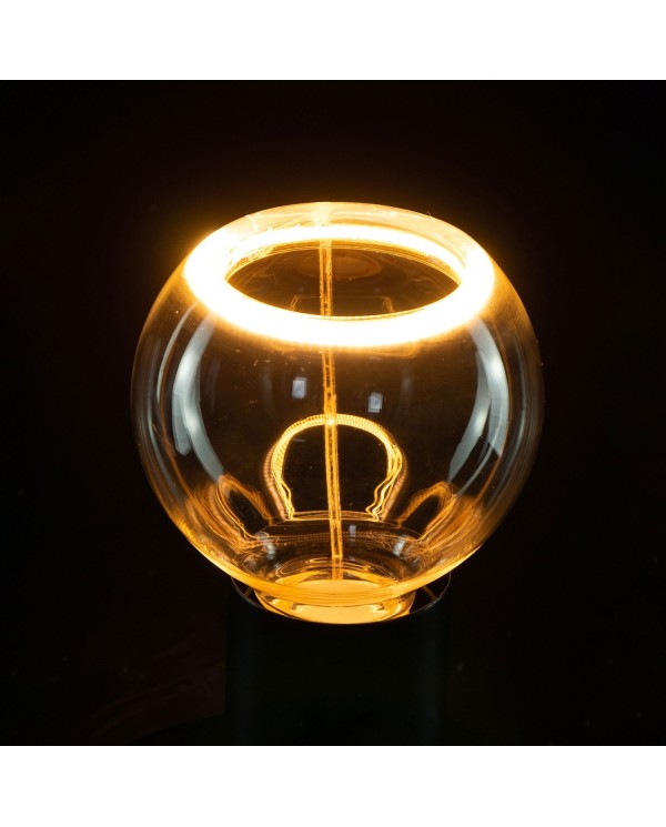 LED Globe G80 Clear Light Bulb Floating Collection 4W 230Lm 1900K Dimmable