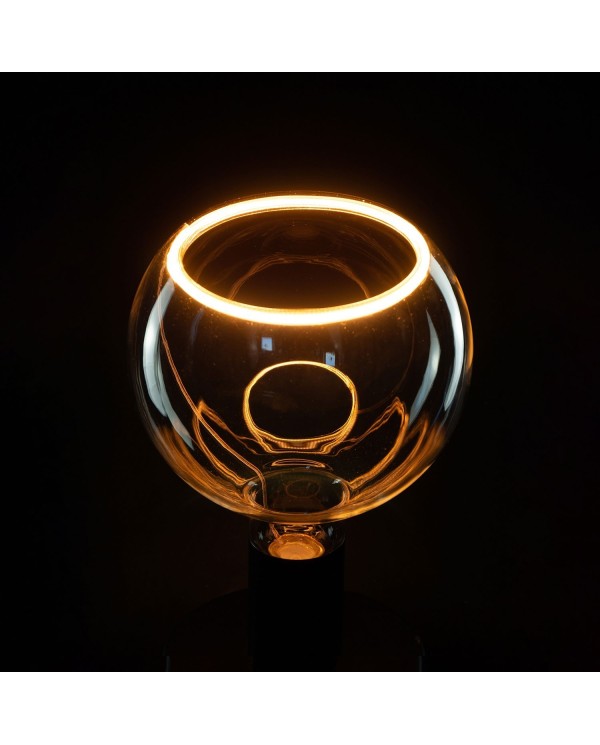 LED Globe G150 Clear Light Bulb Floating Collection 6W 320Lm 1900K Dimmable