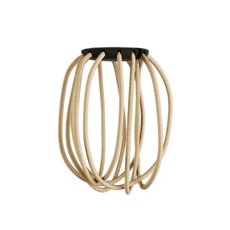 Black Cablò lampshade 50 cm - Jute