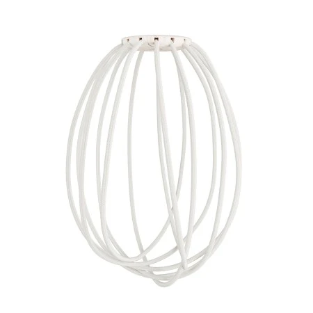 Multicoloured Cablò lampshade 100 cm - White