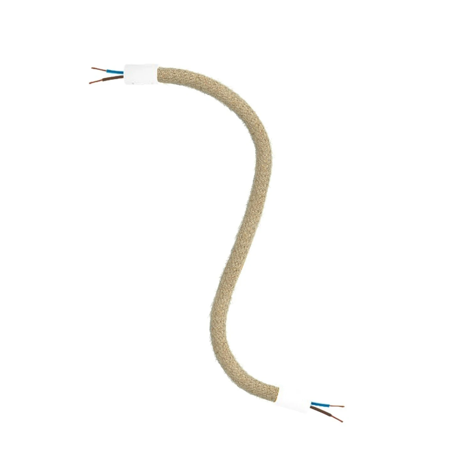 Kit Creative Flex flexible extension tube with RN06 Neutral jute covering and metal terminals