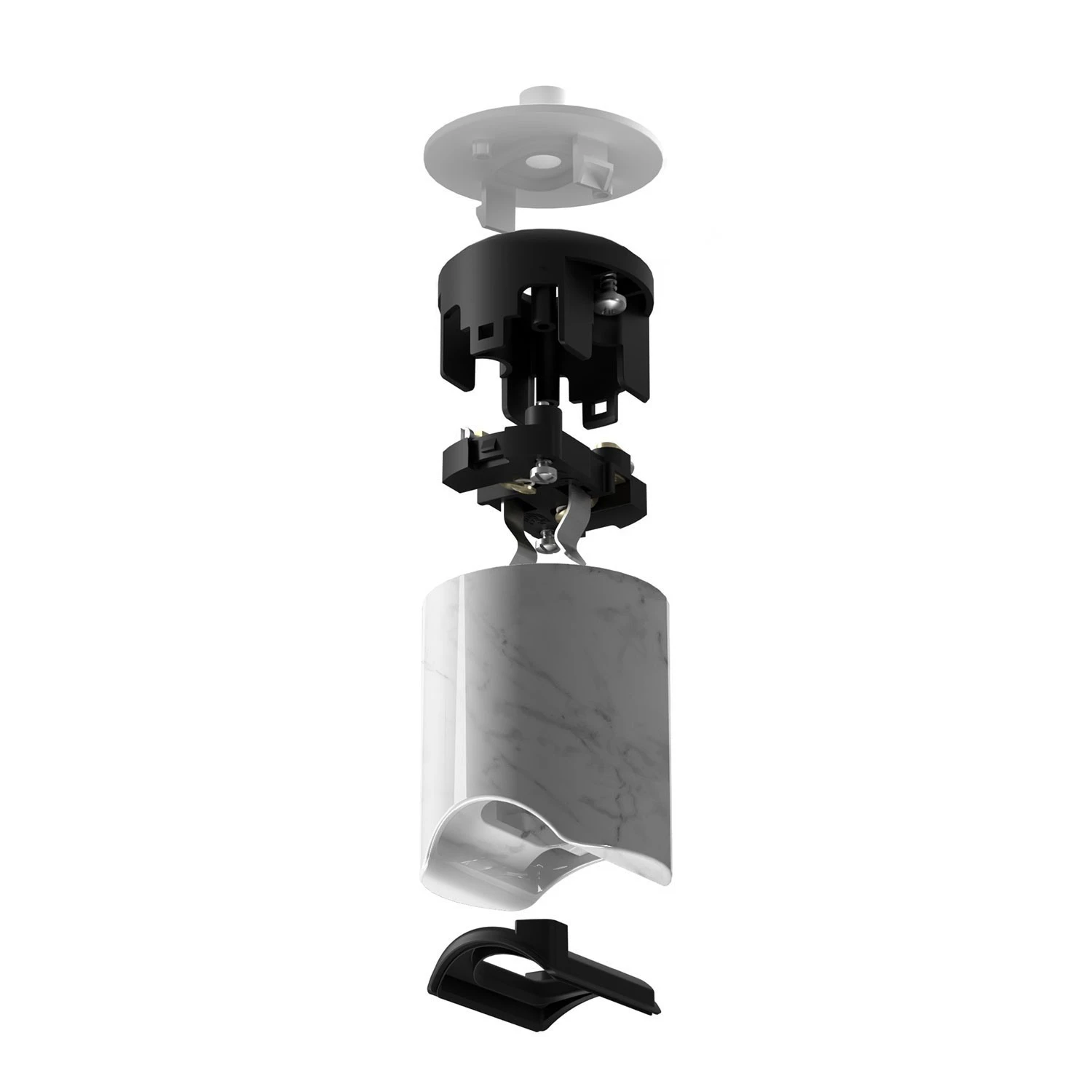 Kit esse14 lamp holder for suspension lamps with S14d fitting