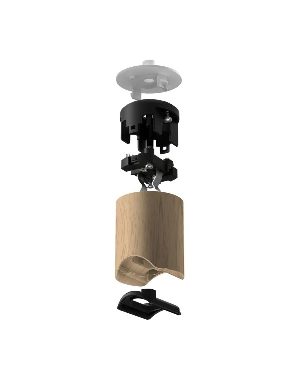 Kit esse14 lamp holder for suspension lamps with S14d fitting