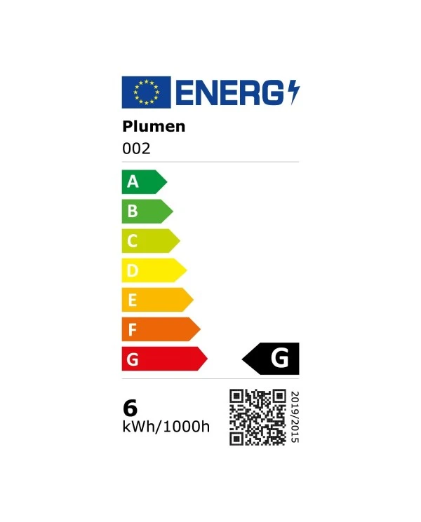 LED Light Bulb Plumen 002 6,5W 500Lm E27 2200K Dimmable