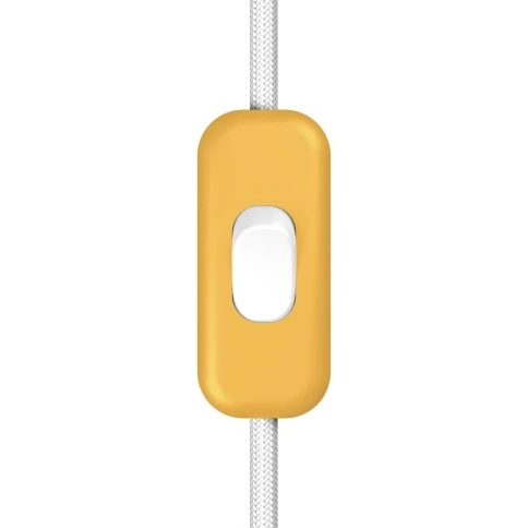 Inline single-pole switch Creative Switch yellow mustard
