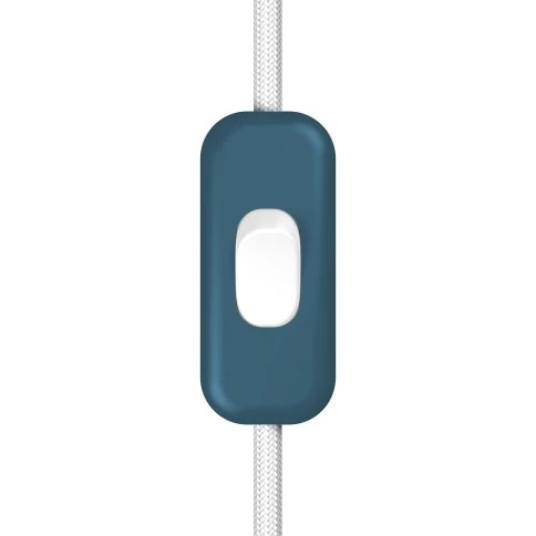 Inline single-pole switch Creative Switch petrol blue