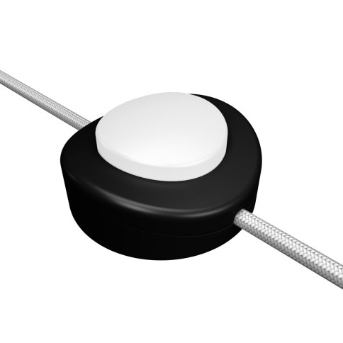 Inline single-pole foot switch Creative Switch black