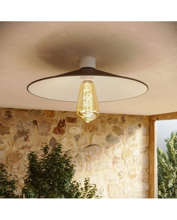 Ceiling lamp with Swing metal lampshade - IP44 Waterproof