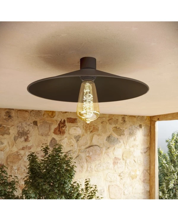 Ceiling lamp with Swing metal lampshade - IP44 Waterproof