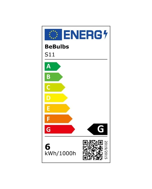 LED Linear Porcelain Effect S14d Light Bulb CRI 90 - length 300 mm 6W 470Lm 2700K Dimmable - S11