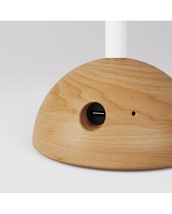 Portable and rechargeable Cabless12 Lamp with Drop light bulb suitable with lampshade
